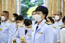 เลขานุการนายกองค์การบริหารส่วนจังหวัดตาก ร่วมพิธีถวายเครื่องราชสักการะและวางพานพุ่ม และพิธีจุดเทียนถวายพระพรชัยมงคล เนื่องในโอกาสวันเฉลิมพระชนมพรรษา 28 กรกฎาคม 2566 