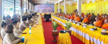 รองนายกองค์การบริหารส่วนจังหวัดตาก ร่วมลงพื้นที่ตรวจเยี่ยมและติดตามผลการดำเนินงานโครงการความปรองดองสมานฉันท์โดยใช้หลักธรรมทางพระพุทธศาสนา "หมู่บ้านรักษาศีล ๕" 