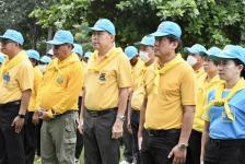 รองนายกองค์การบริหารส่วนจังหวัดตาก เข้าร่วมโครงการ “จิตอาสาร่วมใจ รักษ์คลองบ้านแพะ” ตามการแก้ไขปัญหาผักตบชวาระดับจังหวัดตาก และผังภูมิสังคมเพื่อบริหารจัดการน้ำหมู่บ้าน/ชุมชนแบบบูรณาการอย่างยั่งยืน
