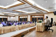 นายกองค์การบริหารส่วนจังหวัดตาก เป็นประธานเปิดการประชุมเพิ่มประสิทธิภาพการปฏิบัติราชการ ลูกจ้างประจำ และพนักงานจ้าง สังกัดสำนักช่าง องค์การบริหารส่วนจังหวัดตาก 
