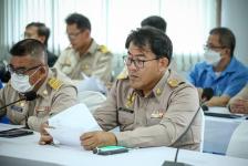 นายกองค์การบริหารส่วนจังหวัดตาก ร่วมให้การต้อนรับ พลเรือเอก พงษ์เทพ หนูเทพ องคมนตรีพร้อมด้วยคณะ และร่วมประชุม รับฟังการบรรยายสรุปสถานการณ์อุทกภัยในพื้นที่อำเภอสามเงา