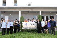 นายกองค์การบริหารส่วนจังหวัดตาก เข้าเยี่ยมชมห้องปฏิบัติการ(ห้องLab)ศูนย์ SMRU (Shoklo Malaria Research Unit) ชั้น2 ตึกปฐมภูมิโรงพยาบาลแม่ระมาดและมูลนิธิเดอะบอร์เดอร์แลนด์เฮลท์ (The Borderland Health Foundation) 