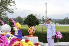 นายกองค์การบริหารส่วนจังหวัดตาก เข้าร่วมพิธีถวายสักการะพระบรมราชานุสาวรีย์ สมเด็จพระเจ้าตากสินมหาราช เนื่องในวันคล้ายวันสถาปนาค่ายพระเจ้าตาก (ครบรอบ 54 ปี) 