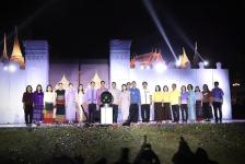 รองนายกองค์การบริหารส่วนจังหวัดตาก กล่าวรายงานวัตถุประสงค์ของการจัดงานตากสินมหาราชานุสรณ์
