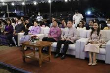 รองนายกองค์การบริหารส่วนจังหวัดตาก กล่าวรายงานวัตถุประสงค์ของการจัดงานตากสินมหาราชานุสรณ์