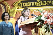 รองนายกองค์การบริหารส่วนจังหวัดตาก กล่าวรายงานวัตถุประสงค์ของการจัดงานตากสินมหาราชานุสรณ์