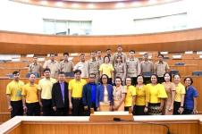 รองปลัดองค์การบริหารส่วนจังหวัดตาก ร่วมให้การต้อนรับผู้อำนวยการส่วนวิศวกรรมการก่อสร้าง 