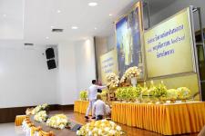 อบจ.ตาก เข้าร่วมพิธีวางพานพุ่มดอกไม้ เนื่องในวันพระบิดาแห่งฝนหลวง 