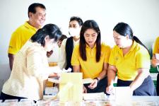 อบจ.ตาก จัดอบรมคณะกรรมการประจำหน่วยเลือกตั้ง (กปน.) และเจ้าหน้าที่รักษาความปลอดภัยประจำที่เลือกตั้ง (รปภ.) ในการเลือกตั้งนายกองค์การบริหารส่วนจังหวัดตาก ในเขตอำเภอวังเจ้า 