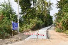นายก อบจ.ตาก ลงพื้นที่ตรวจงานปรับปรุงถนน บ้านวังม่วง เชื่อมบ้านหนองชะลาบ