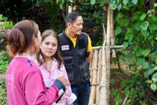 นายกจอย ลงพื้นที่ติดตามการทำงานของเครื่องจักรกล ในพื้นที่ บ้านห้วยระพริ้ง ต.พระวอ อ.แม่สอด จ.ตาก