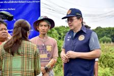 นายกจอย (นายก อบจ.ตาก) ลงพื้นที่ตรวจติดตามโครงการปรับปรุงถนน ในพื้นที่ อ.บ้านตาก - อ.สามเงา งบประมาณ 1,045,000 บาท