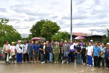 นายกจอย (นายกอบจ.ตาก) ลงพื้นที่ติดตามการทำงานของเครื่องจักรกลในพื้นที่ บ้านยางโองน้ำ ต.แม่สลิด อ.บ้านตาก งบประมาณ 320,000 บาท 