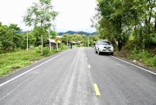 นายกจอย (นายกอบจ.ตาก) ตรวจติดตามโครงการปรับปรุงถนนโดยซ่อมแซมเป็นผิวทางแอสฟัลท์ติกคอนกรีต (Overlay) พื้นที่ อ.แม่ระมาด งบประมาณ 3,282,000 บาท