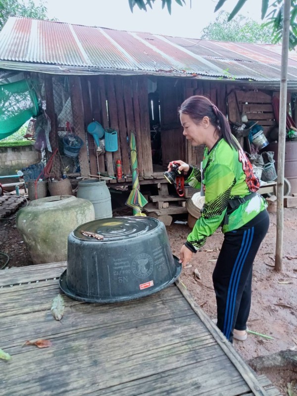 18 กรกฎาคม 2568 รพ.สต.บ้านสันป่าไร่ร่วมกับอาสาสมัครสาธารณสุขหมู่ที่2,3,5,6และ7 สำรวจและทำลายแหล่งเพาะพันธ์ลูกน้ำยุงลาย รอบที่ 2 เดือน กรกฎาคม 2568