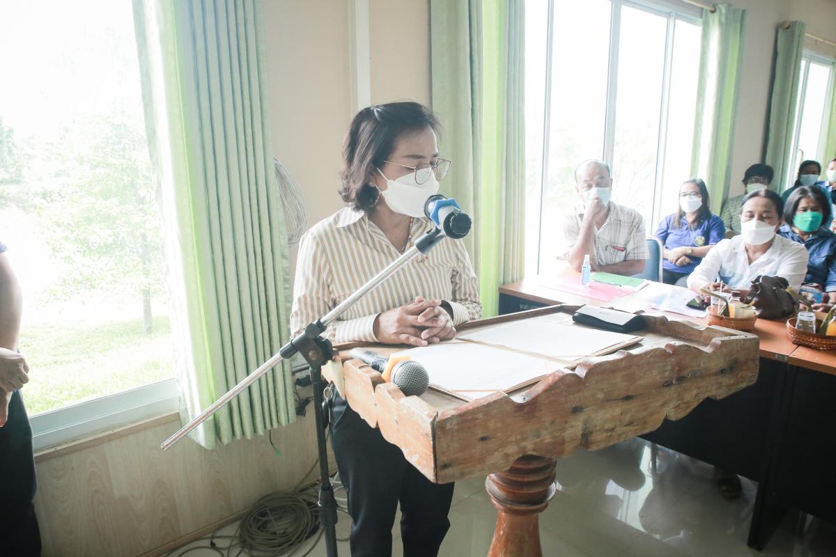 รองนายกองค์การบริหารส่วนจังหวัดตาก เป็นประธานในพิธีเปิดโครงการฝึกอบรมส่งเสริมการสร้างสุขภาวะที่ดีในชุมชน ประจำปีงบประมาณ พ.ศ. 2565