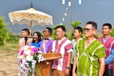 ปลัดองค์การบริหารส่วนจังหวัดตาก เป็นประธานเปิดงานประเพณีนิเทาะซอปกาเกอะญอพระธาตุผาแดง อำเภอแม่สอด ประจำปี 2567