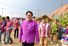 ปลัดองค์การบริหารส่วนจังหวัดตาก เป็นประธานเปิดงานประเพณีนิเทาะซอปกาเกอะญอพระธาตุผาแดง อำเภอแม่สอด ประจำปี 2567