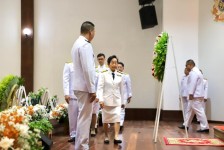 ที่ปรึกษานายกองค์การบริหารส่วนจังหวัดตาก เข้าร่วมพิธีวางพวงมาลาถวายราชสักการะสมเด็จพระนารายณ์มหาราช เพื่อสดุดีเทิดพระเกียรติ เนื่องในวันสมเด็จพระนารายณ์มหาราช ประจำปี พ.ศ. 2567