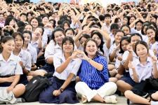 นายกจอย (นายกอบจ.ตาก) พบปะน้องๆนักเรียนโรงเรียนแม่ระมาดวิทยาคม