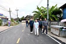 นายกจอย (นายกอบจ.ตาก) ตรวจติดตามโครงการปรับปรุงถนน บ้านแม่กุหลวง - บ้านผารู อ.แม่สอด งบประมาณ 2,702,000 บาท 